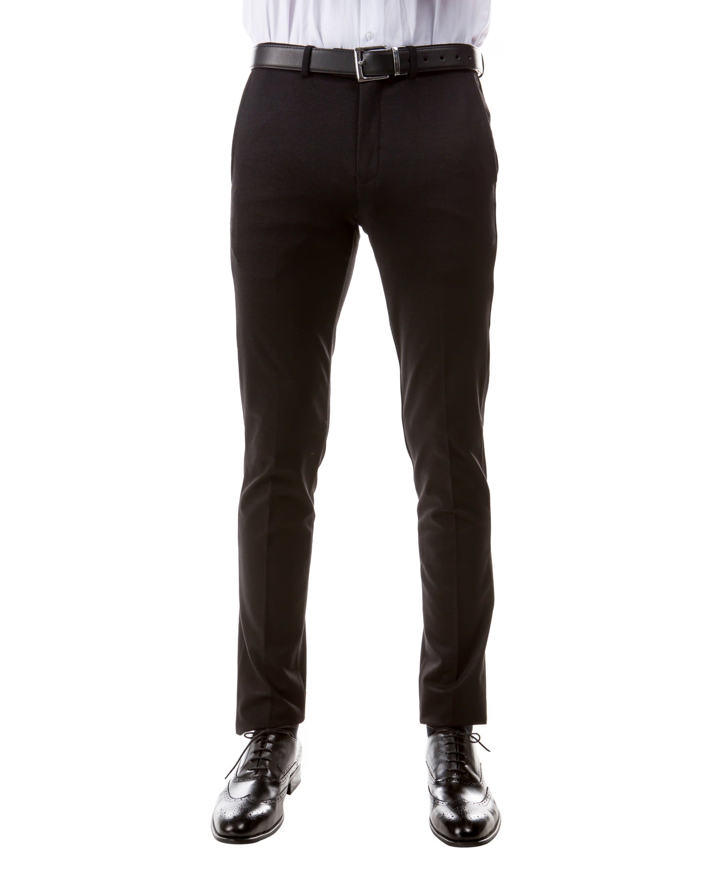 Men's Slim-Fit Black Tuxedo with Satin Shawl Lapel
