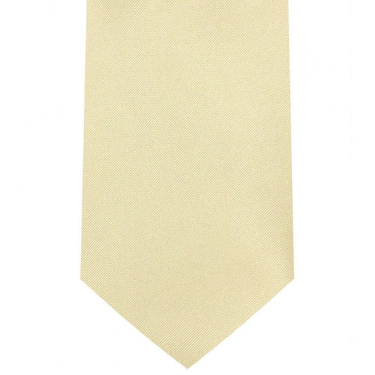 Classic Champagne Tie Regular width 3.5 inches With Matching Pocket Square | KCT Menswear