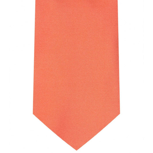 Classic Coral Tie Regular width 3.5 inches With Matching Pocket Square | KCT Menswear