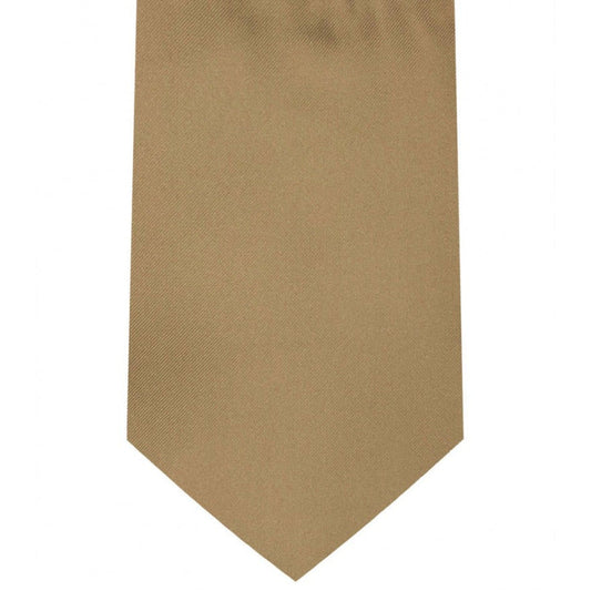 Classic Taupe Tie Regular width 3.5 inches With Matching Pocket Square | KCT Menswear