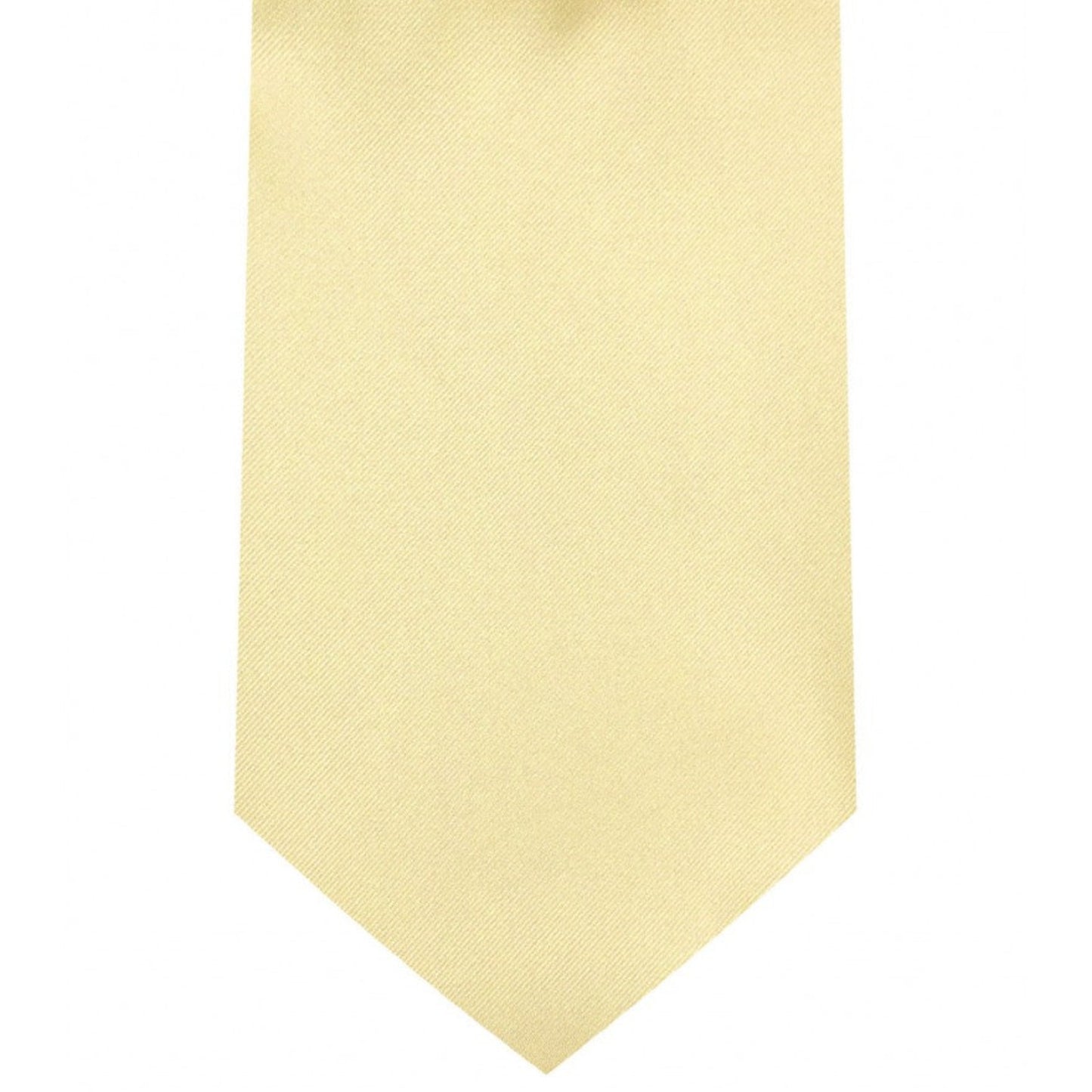 Classic Canary Tie Regular width 3.5 inches With Matching Pocket Square | KCT Menswear