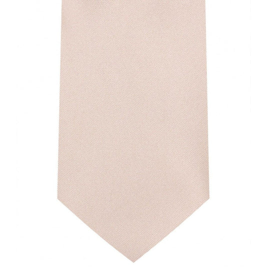 Classic Light Blush Tie Regular width 3.5 inches With Matching Pocket Square | KCT Menswear