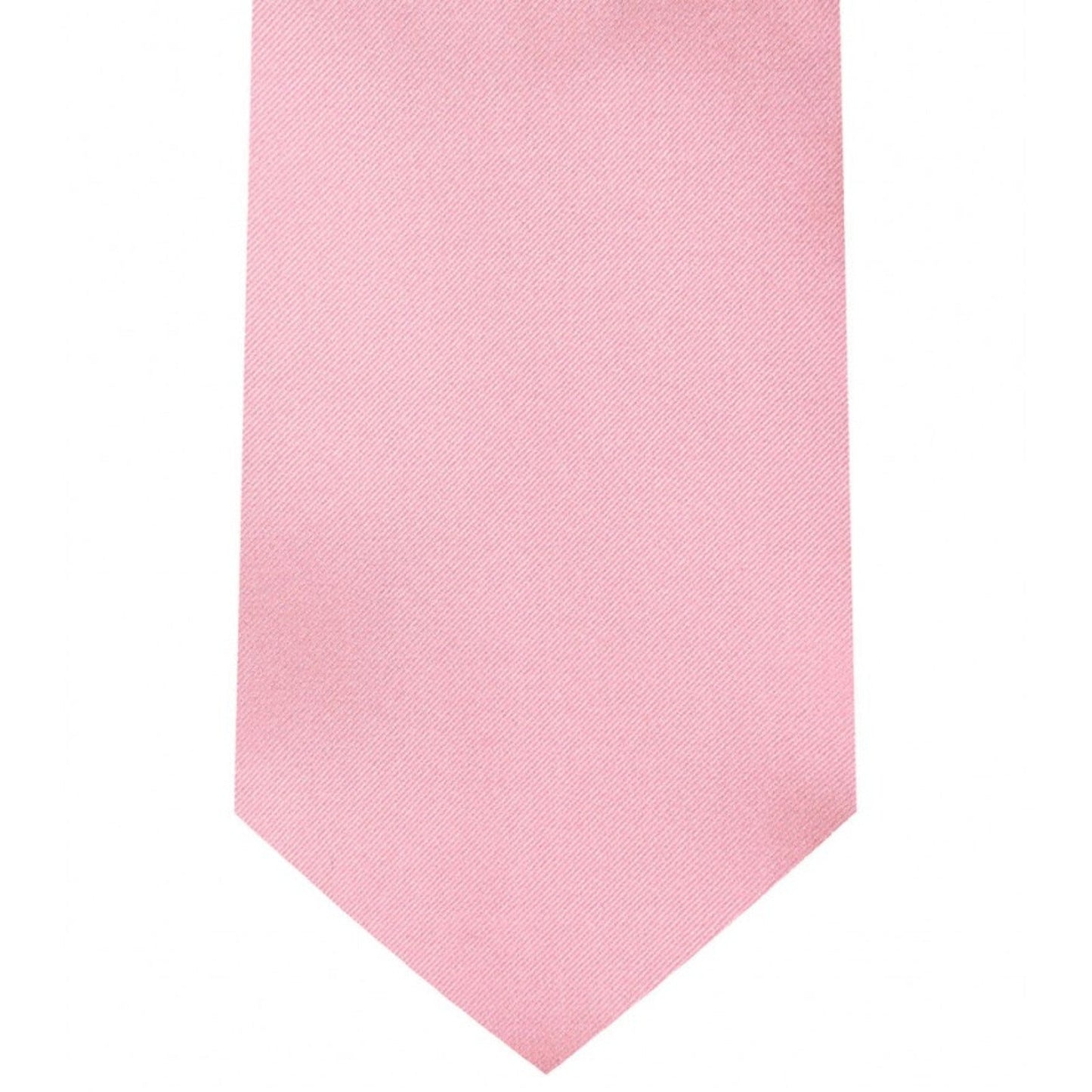 Classic Pink Tie Regular width 3.5 inches With Matching Pocket Square | KCT Menswear