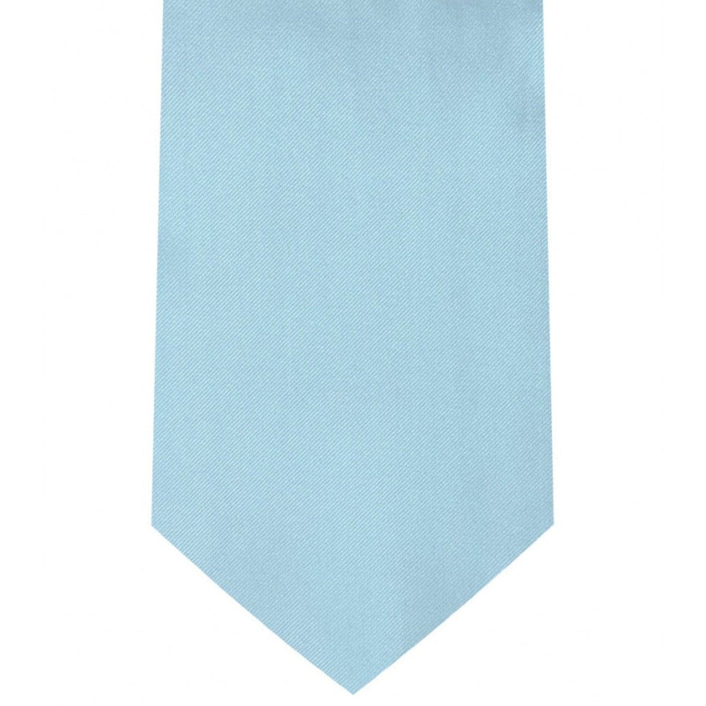 Classic Powder Blue Tie Regular width 3.5 inches With Matching Pocket Square | KCT Menswear