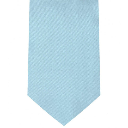 Classic Powder Blue Tie Regular width 3.5 inches With Matching Pocket Square | KCT Menswear