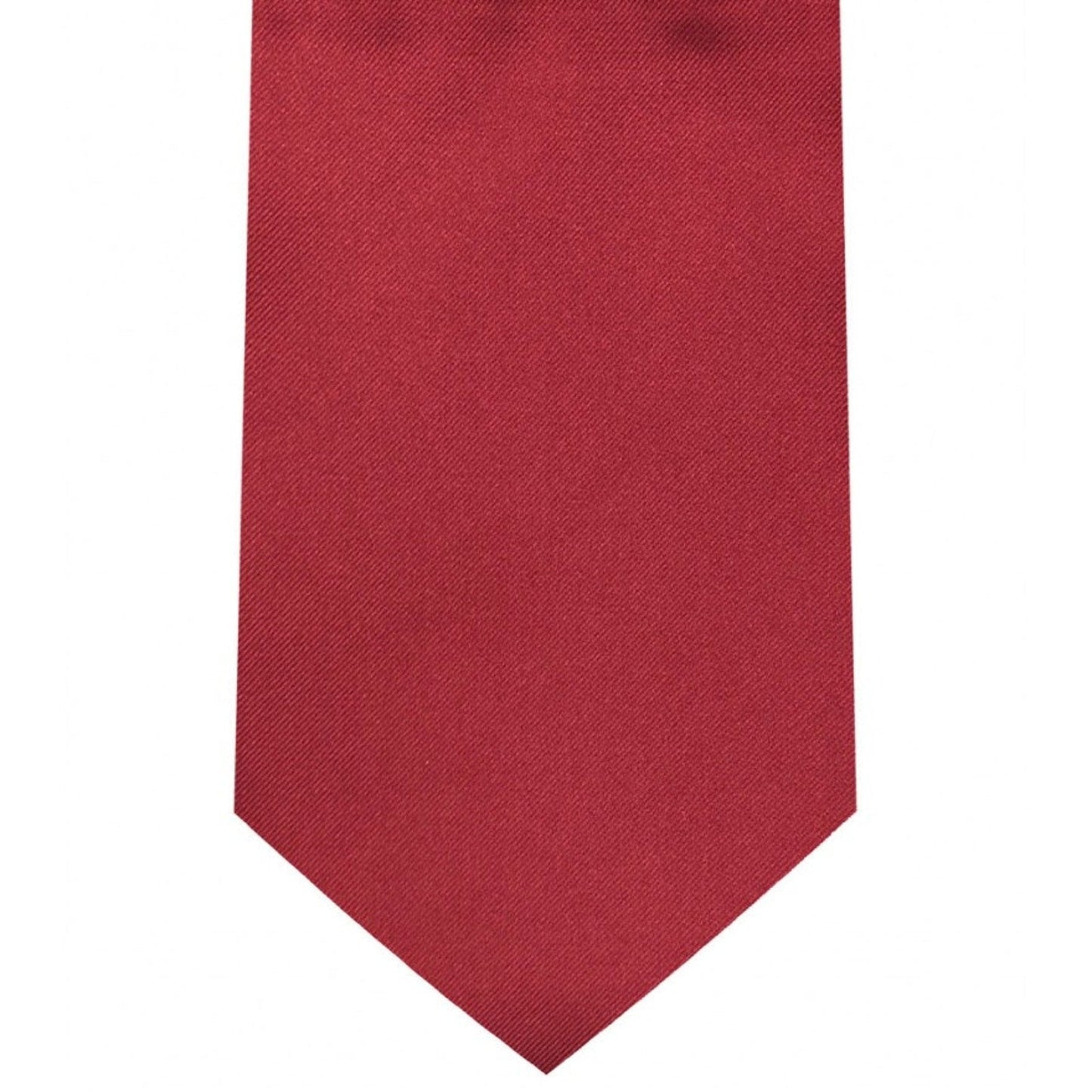Classic Apple Red Tie Regular width 3.5 inches With Matching Pocket Square | KCT Menswear