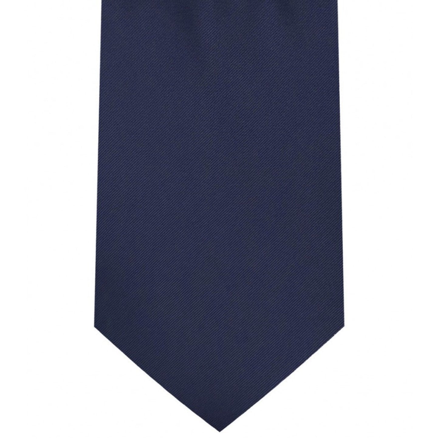 Classic Navy Blue Tie Regular width 3.5 inches With Matching Pocket Square | KCT Menswear