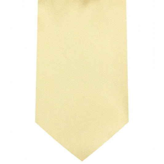 Classic Canary Tie Regular width 3.5 inches With Matching Pocket Square | KCT Menswear