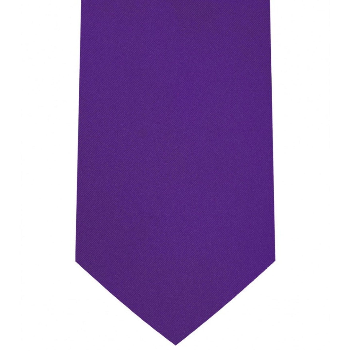 Classic Medium Purple Tie Regular width 3.5 inches With Matching Pocket Square | KCT Menswear