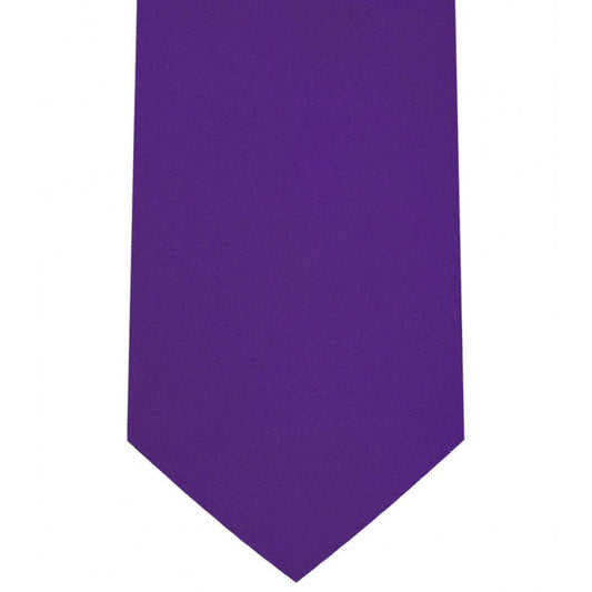 Classic Medium Purple Tie Regular width 3.5 inches With Matching Pocket Square | KCT Menswear