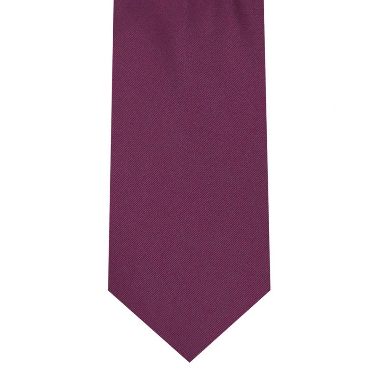 Classic Magenta Tie Skinny width 2.75 inches With Matching Pocket Square | KCT Menswear