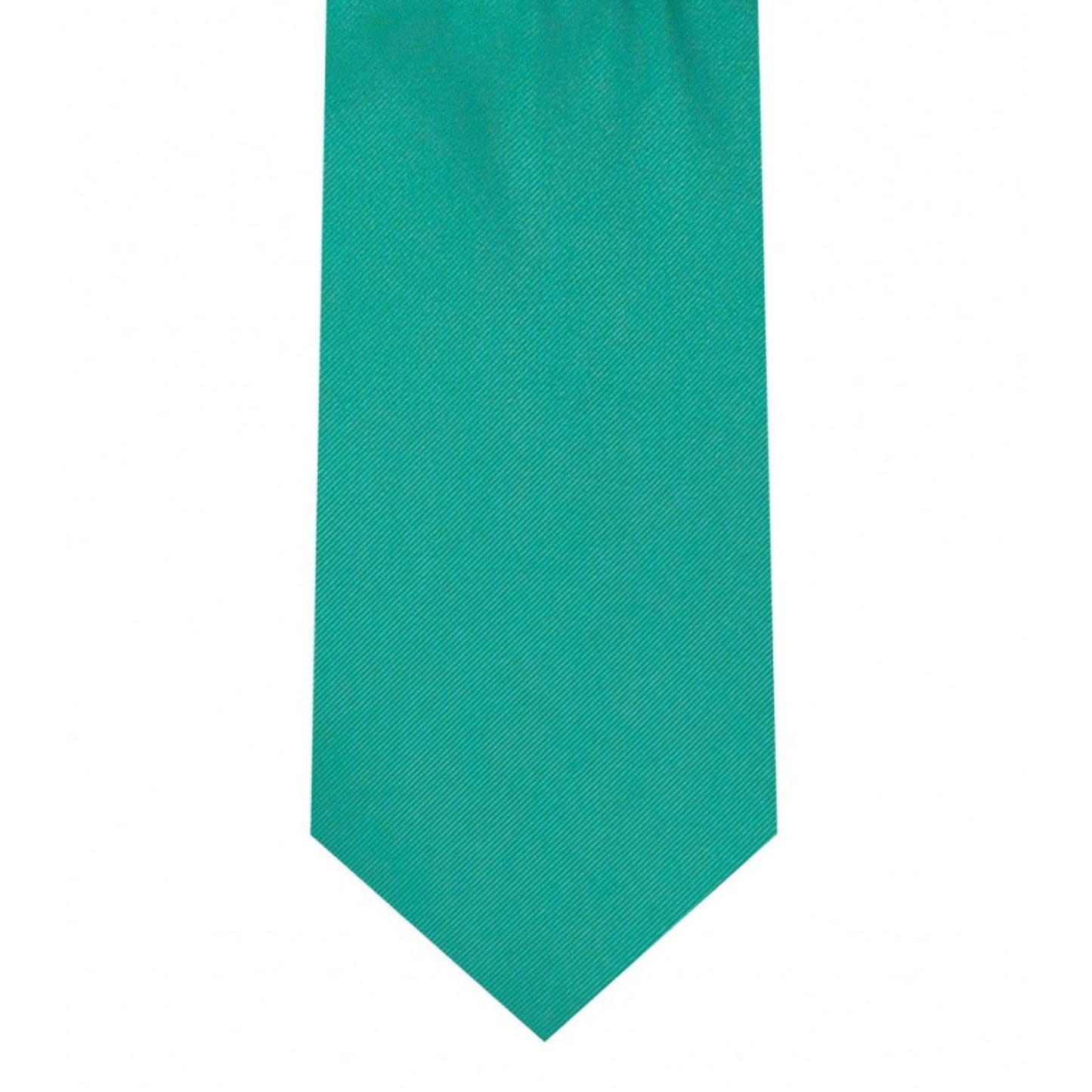 Classic Mermaid Green Tie Skinny width 2.75 inches With Matching Pocket Square | KCT Menswear