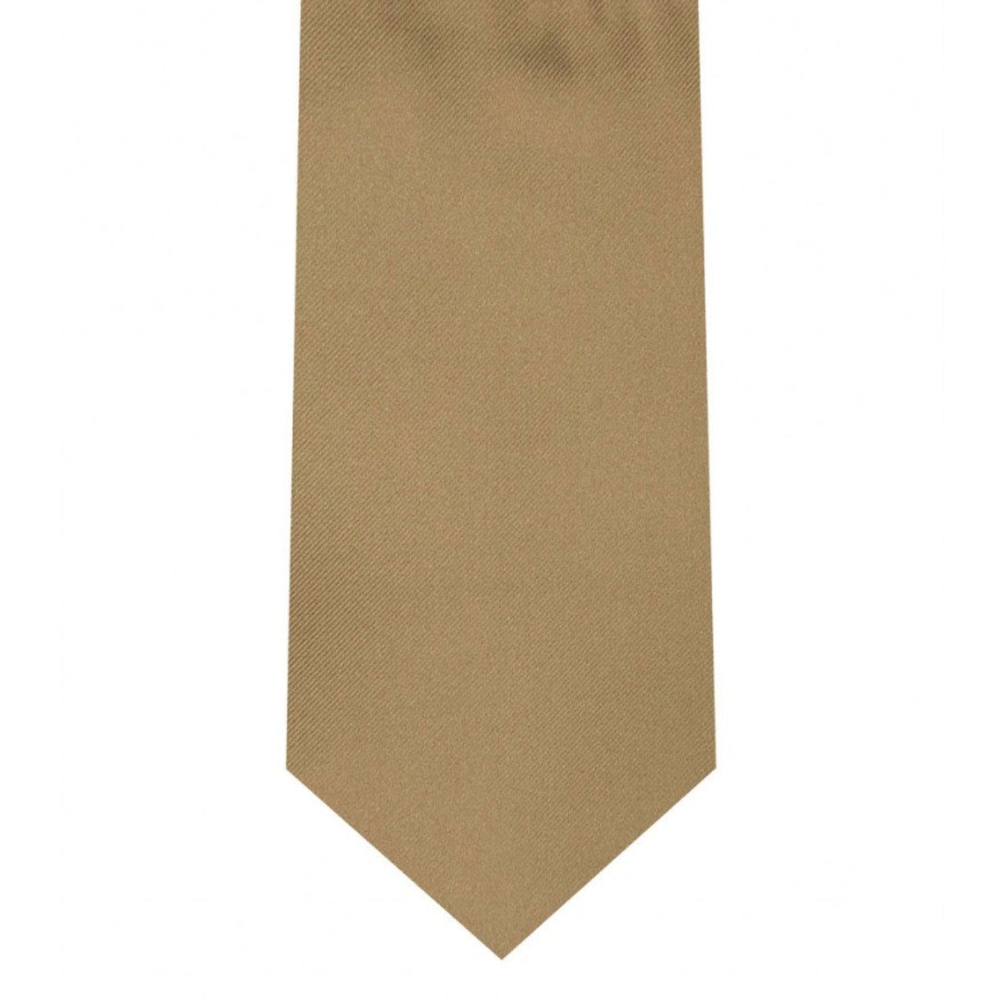 Classic Taupe Tie Skinny width 2.75 inches With Matching Pocket Square | KCT Menswear