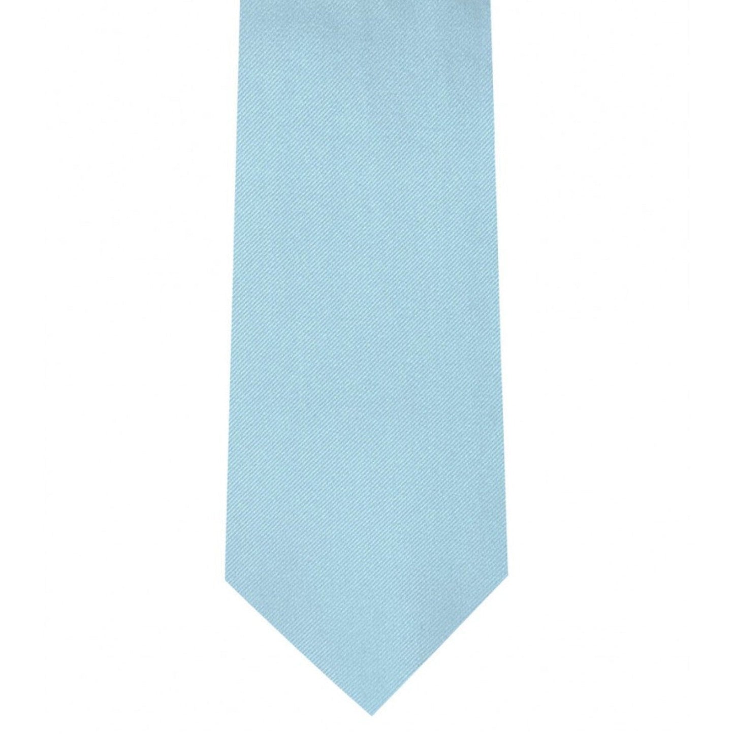 Classic Powder Blue Tie Ultra Skinny tie width 2.25 inches With Matching Pocket Square | KCT Menswear