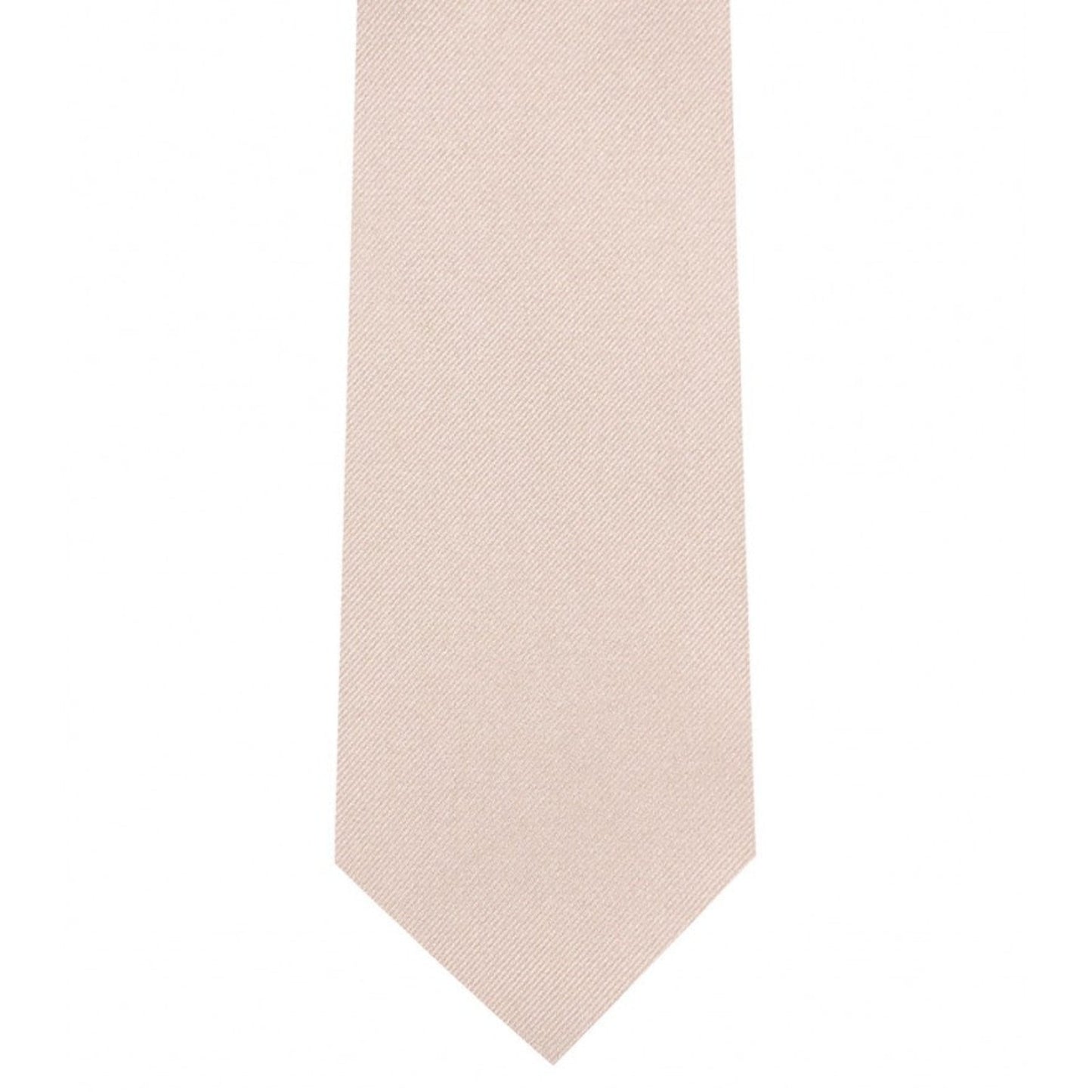 Classic Light Blush Tie Ultra Skinny tie width 2.25 inches With Matching Pocket Square | KCT Menswear