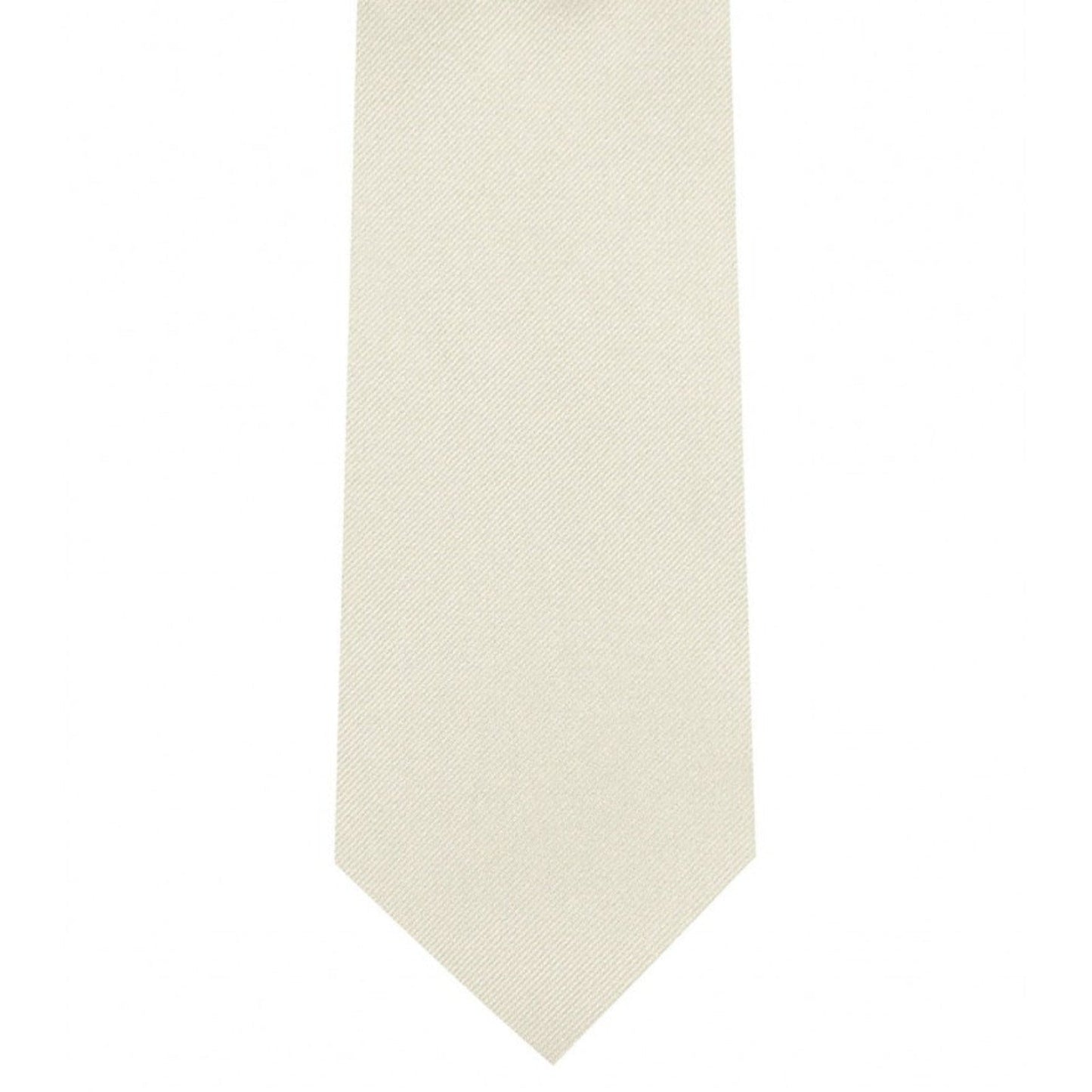 Classic Ivory Tie Ultra Skinny tie width 2.25 inches With Matching Pocket Square | KCT Menswear