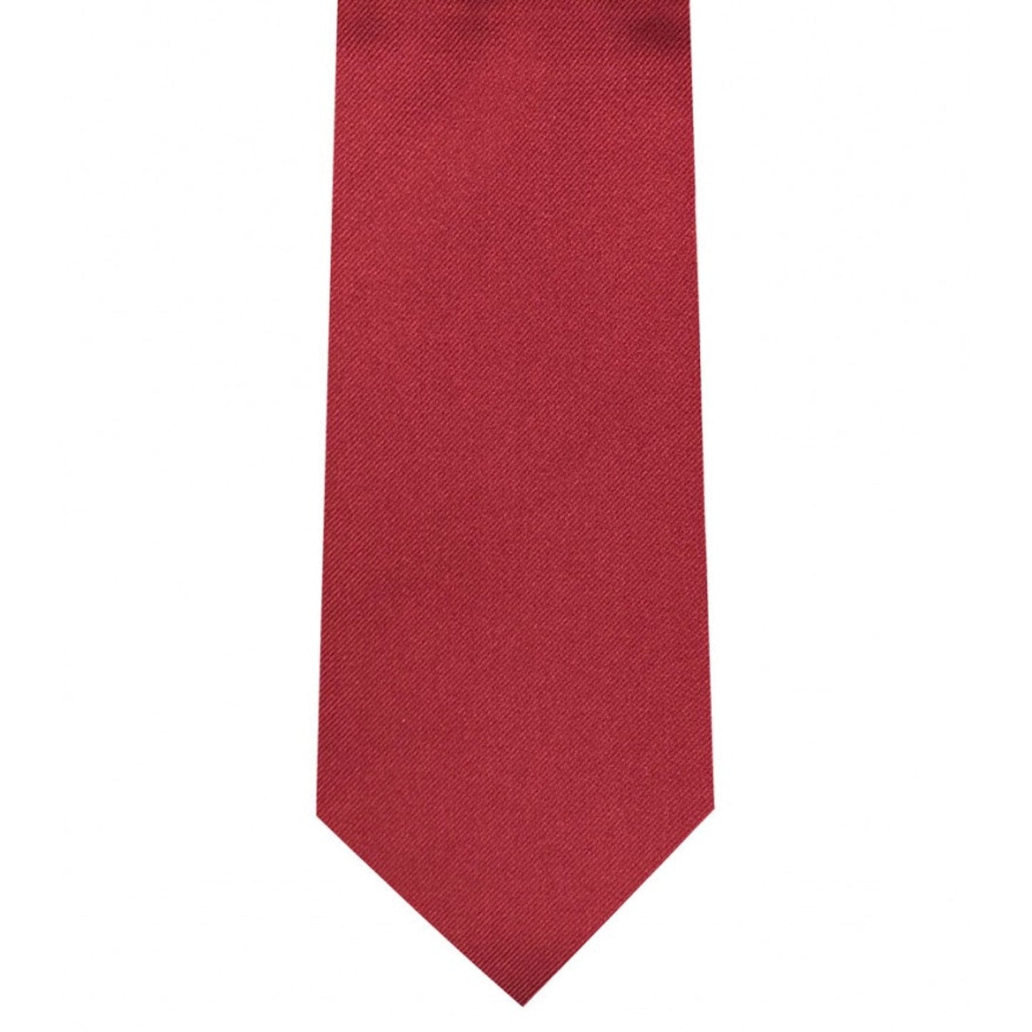 Classic Apple Red Tie Ultra Skinny tie width 2.25 inches With Matching Pocket Square | KCT Menswear