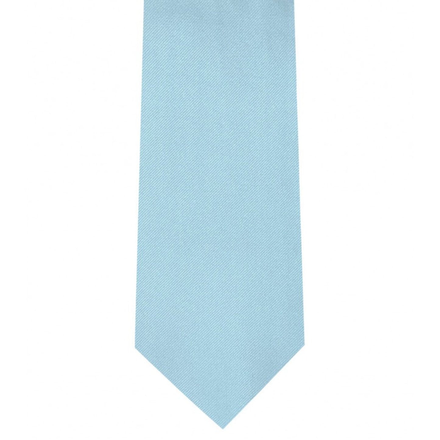 Classic Powder Blue Tie Ultra Skinny tie width 2.25 inches With Matching Pocket Square | KCT Menswear