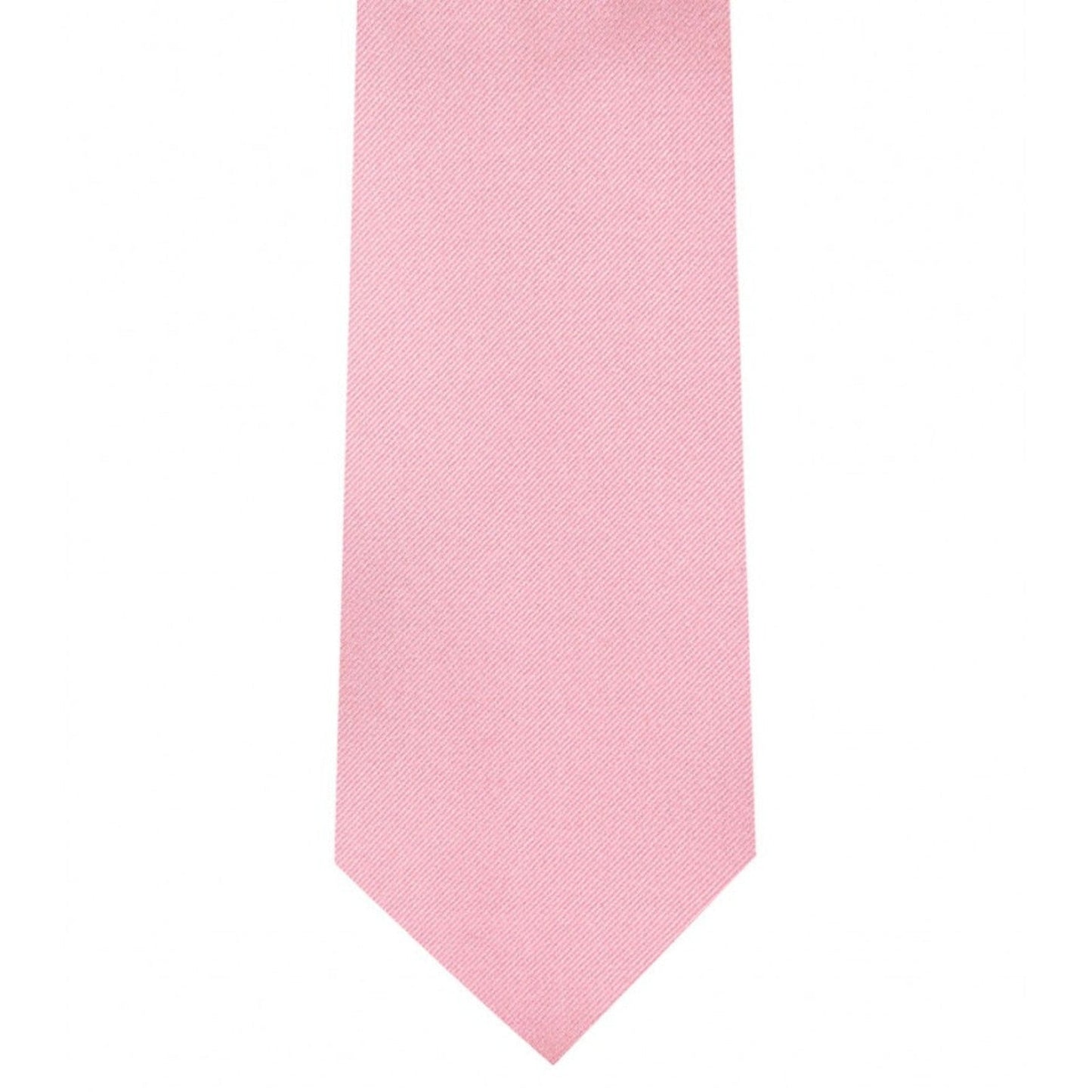 Classic Pink Tie Ultra Skinny tie width 2.25 inches With Matching Pocket Square | KCT Menswear