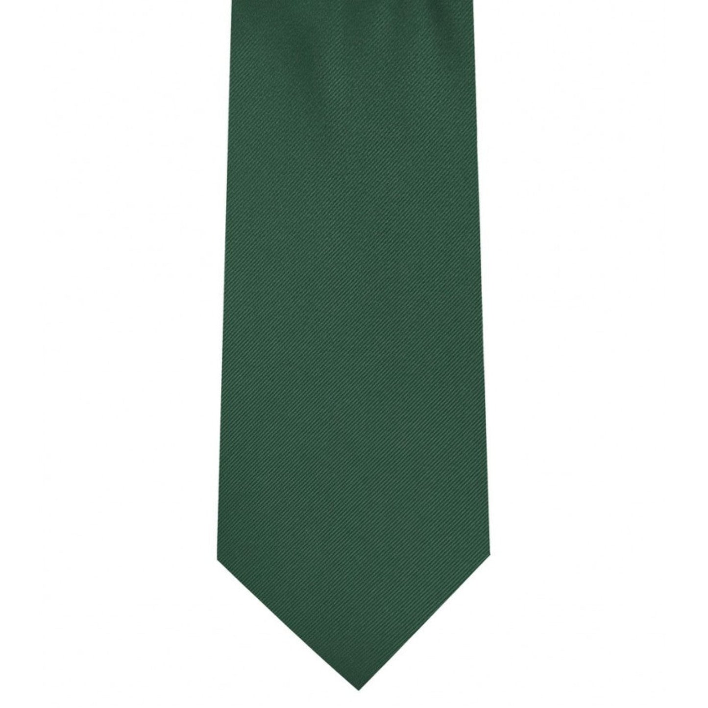 Classic Forest Green Tie Ultra Skinny tie width 2.25 inches With Matching Pocket Square | KCT Menswear