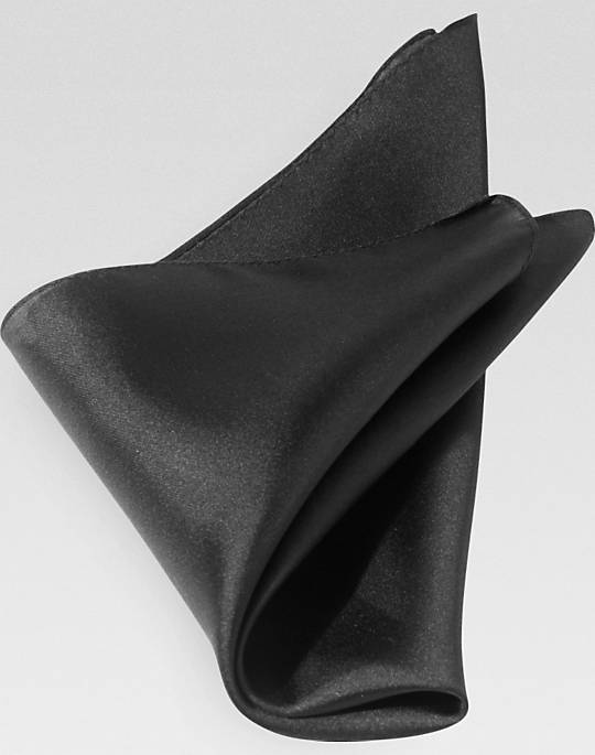 black pocket square
