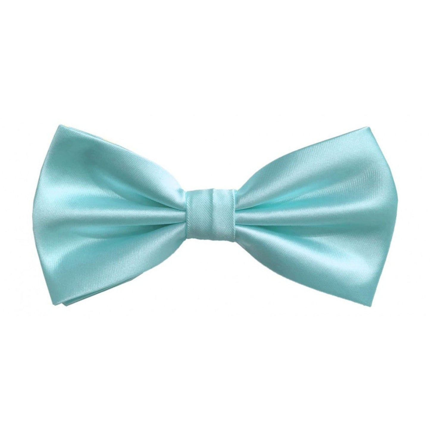 Classic Tiffany Blue Bowtie With Matching Pocket Square | KCT Menswear