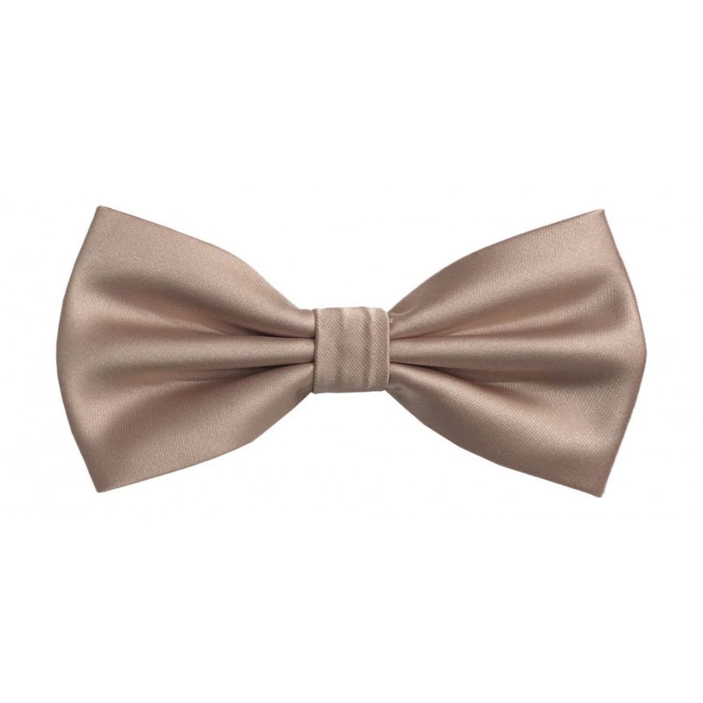 Classic Rose Gold Bowtie With Matching Pocket Square | KCT Menswear