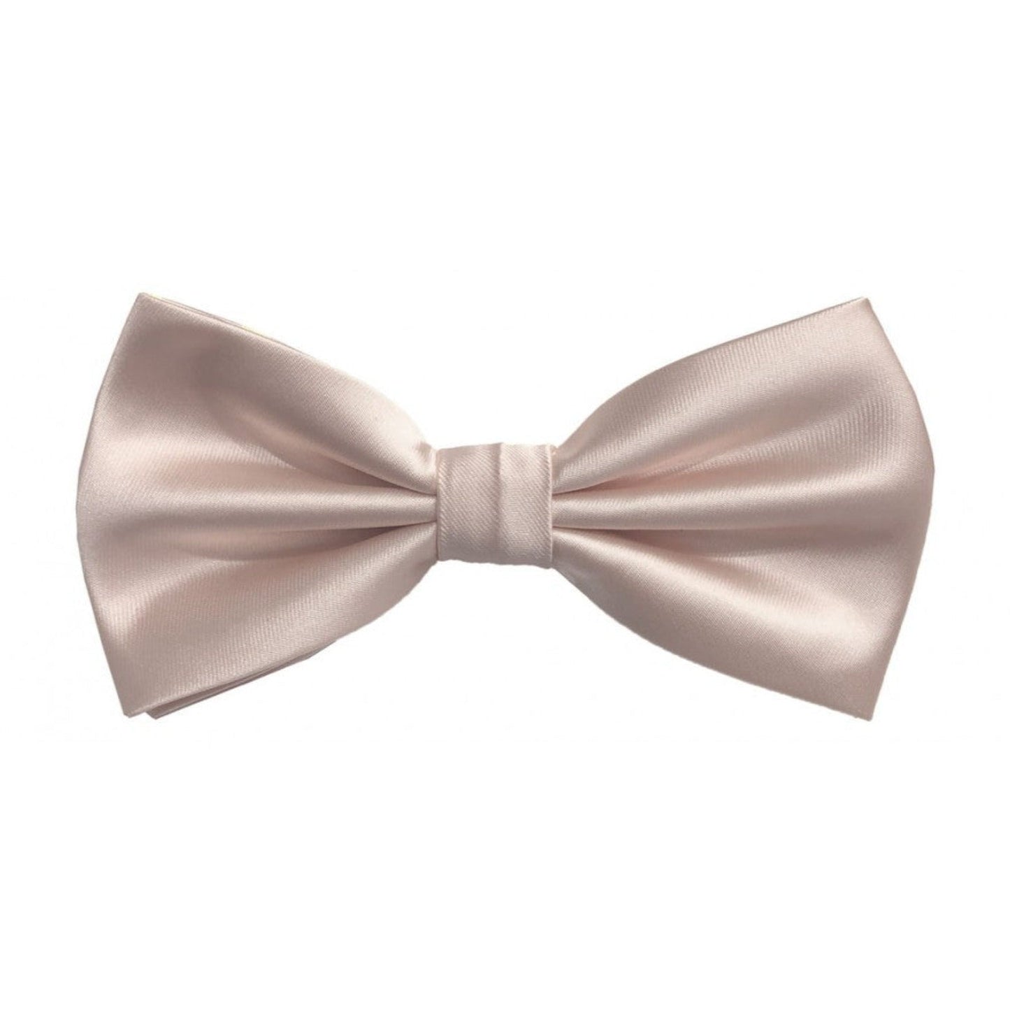 Classic Light Blush Bowtie With Matching Pocket Square | KCT Menswear