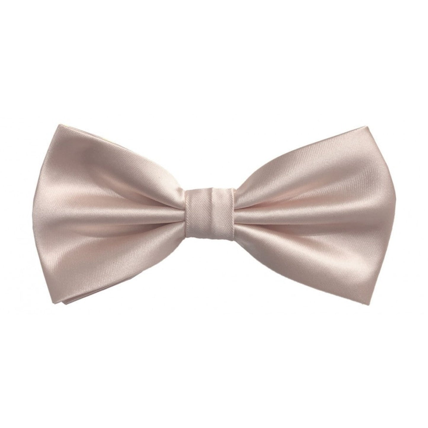 Classic Light Blush Bowtie With Matching Pocket Square | KCT Menswear