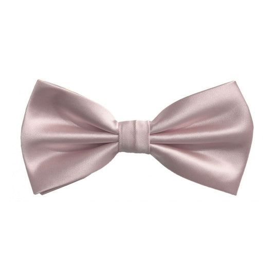 Classic Light Pink Bowtie With Matching Pocket Square | KCT Menswear