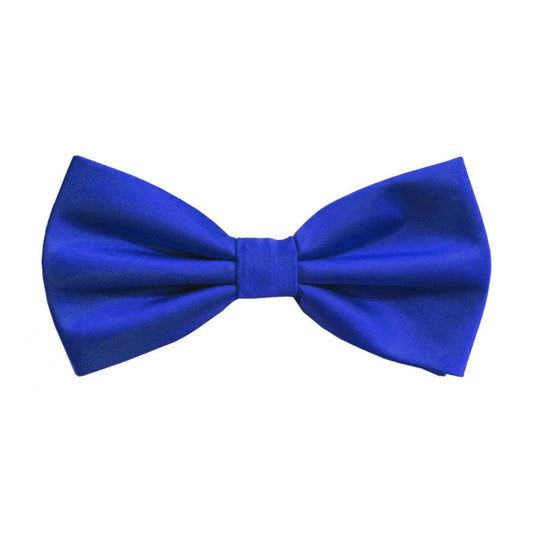 Classic Royal Blue Bowtie With Matching Pocket Square | KCT Menswear 