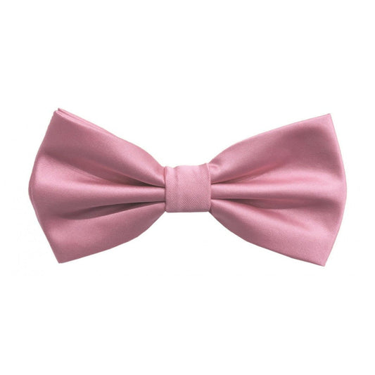 Classic Pink Bowtie With Matching Pocket Square | KCT Menswear