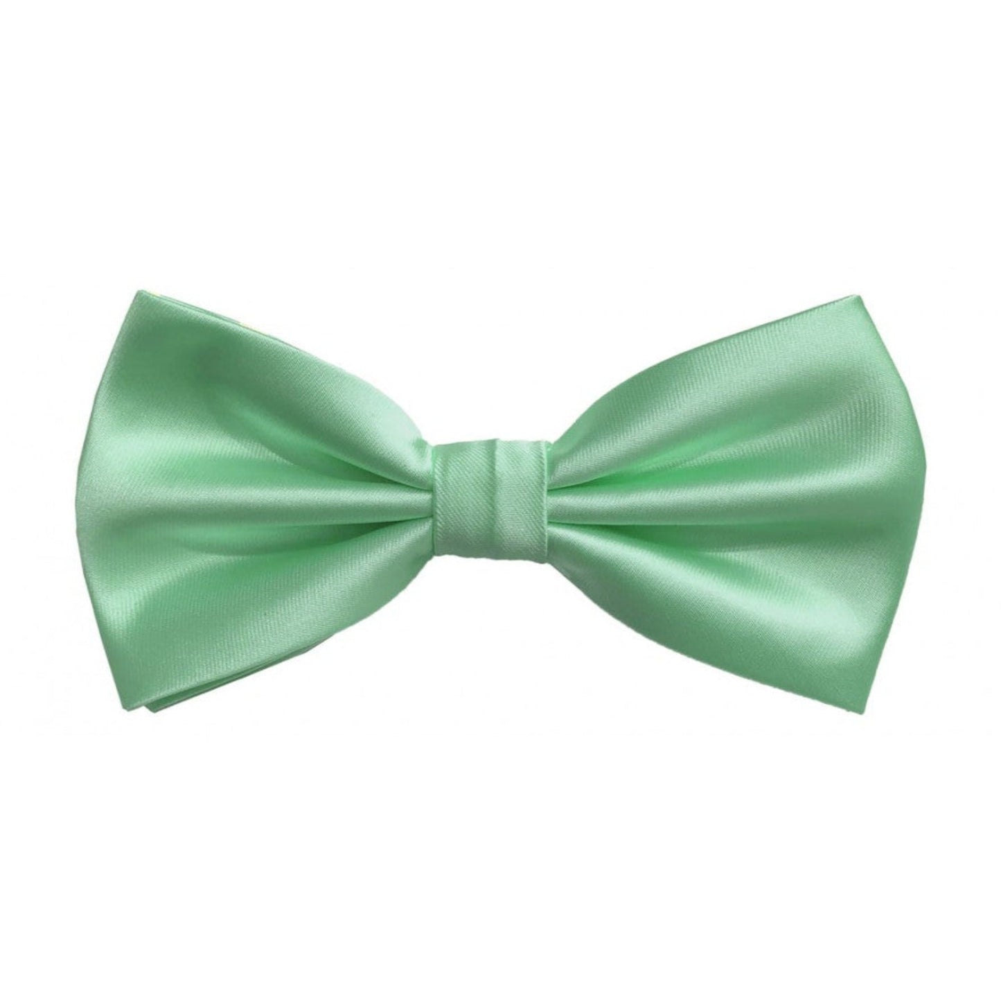 Classic Pastel Green Bowtie With Matching Pocket Square | KCT Menswear