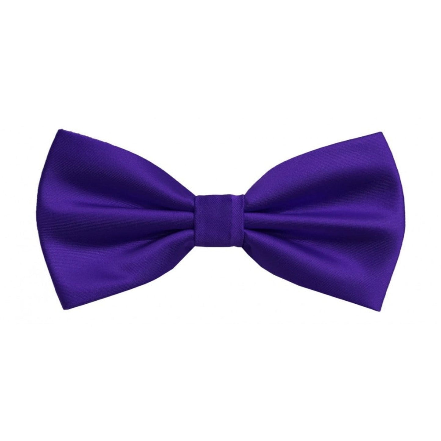 Classic Medium Purple Bowtie With Matching Pocket Square | KCT Menswear