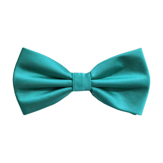 Classic Turquoise Bowtie With Matching Pocket Square | KCT Menswear