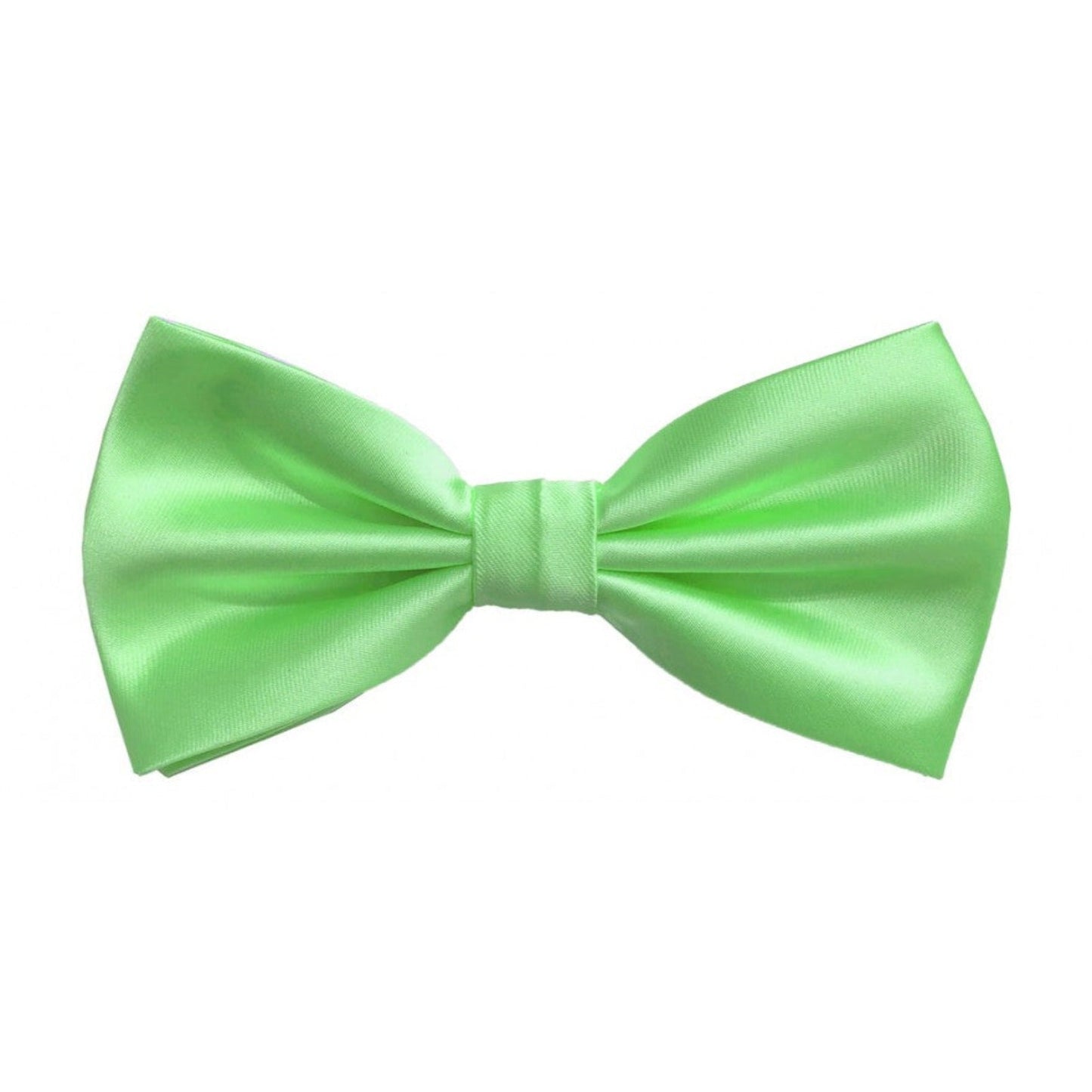 Classic Lettuce Green Bowtie With Matching Pocket Square | KCT Menswear