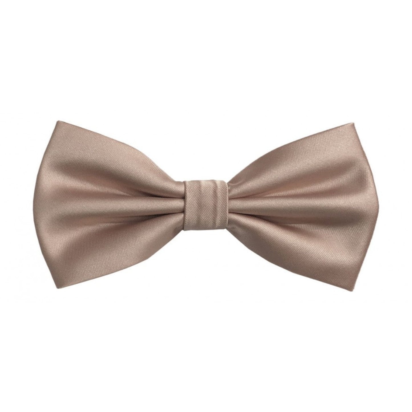 Classic Rose Gold Bowtie With Matching Pocket Square | KCT Menswear