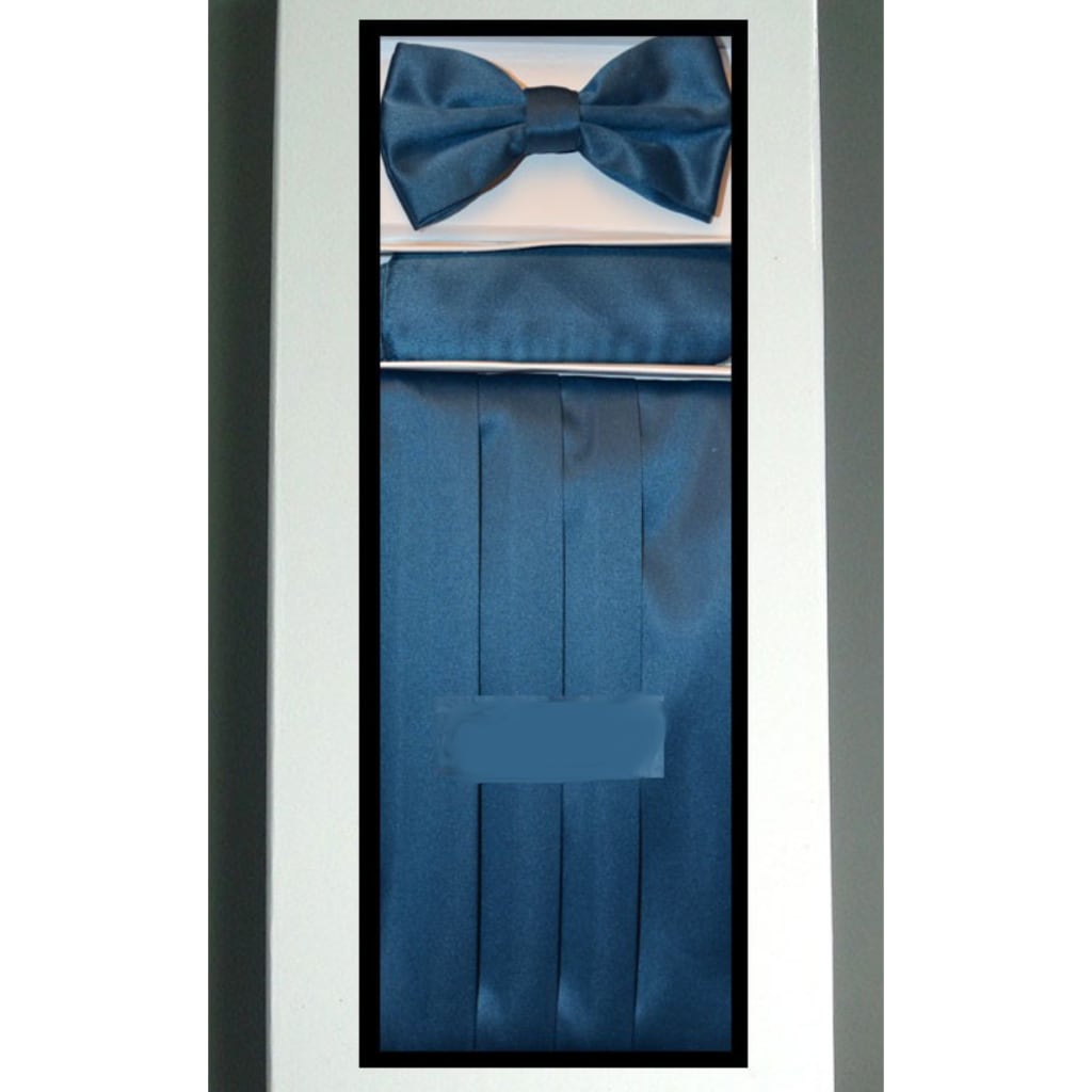 Dark Blue Cummerbund Set