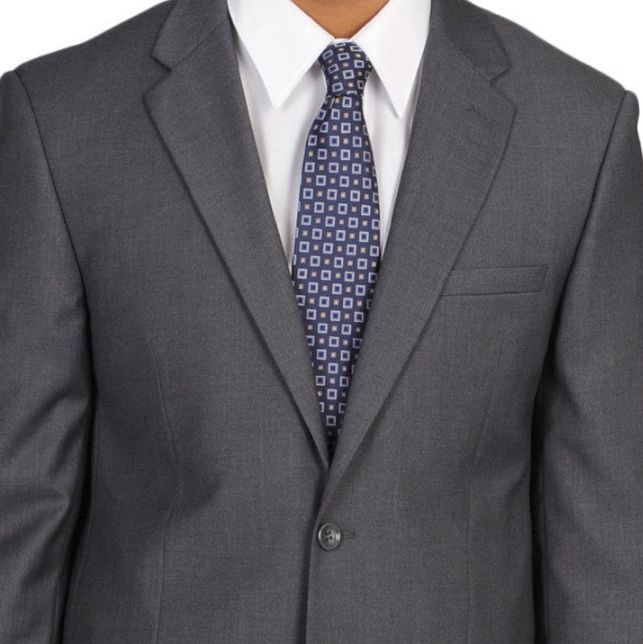 Dark Grey Three Piece Wedding Suit