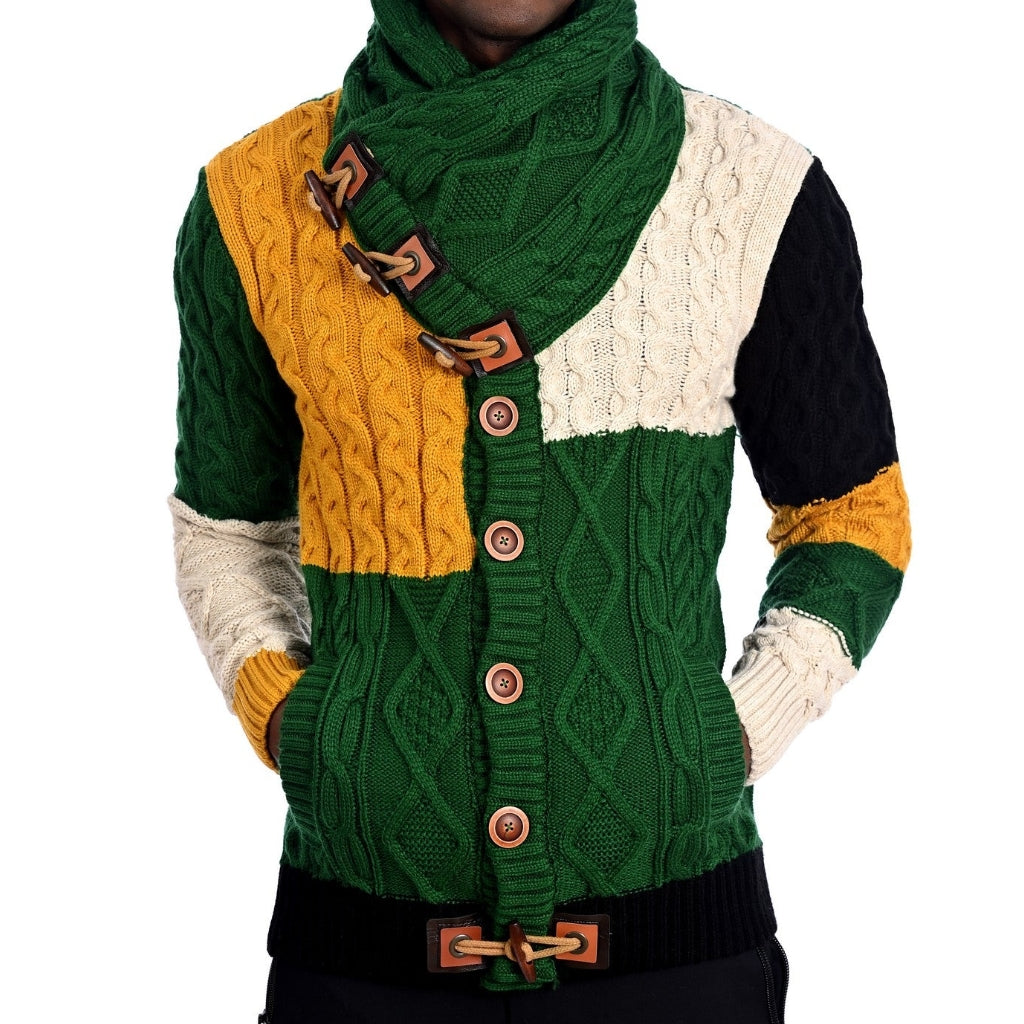 Green And Yellow Heavy Sweater