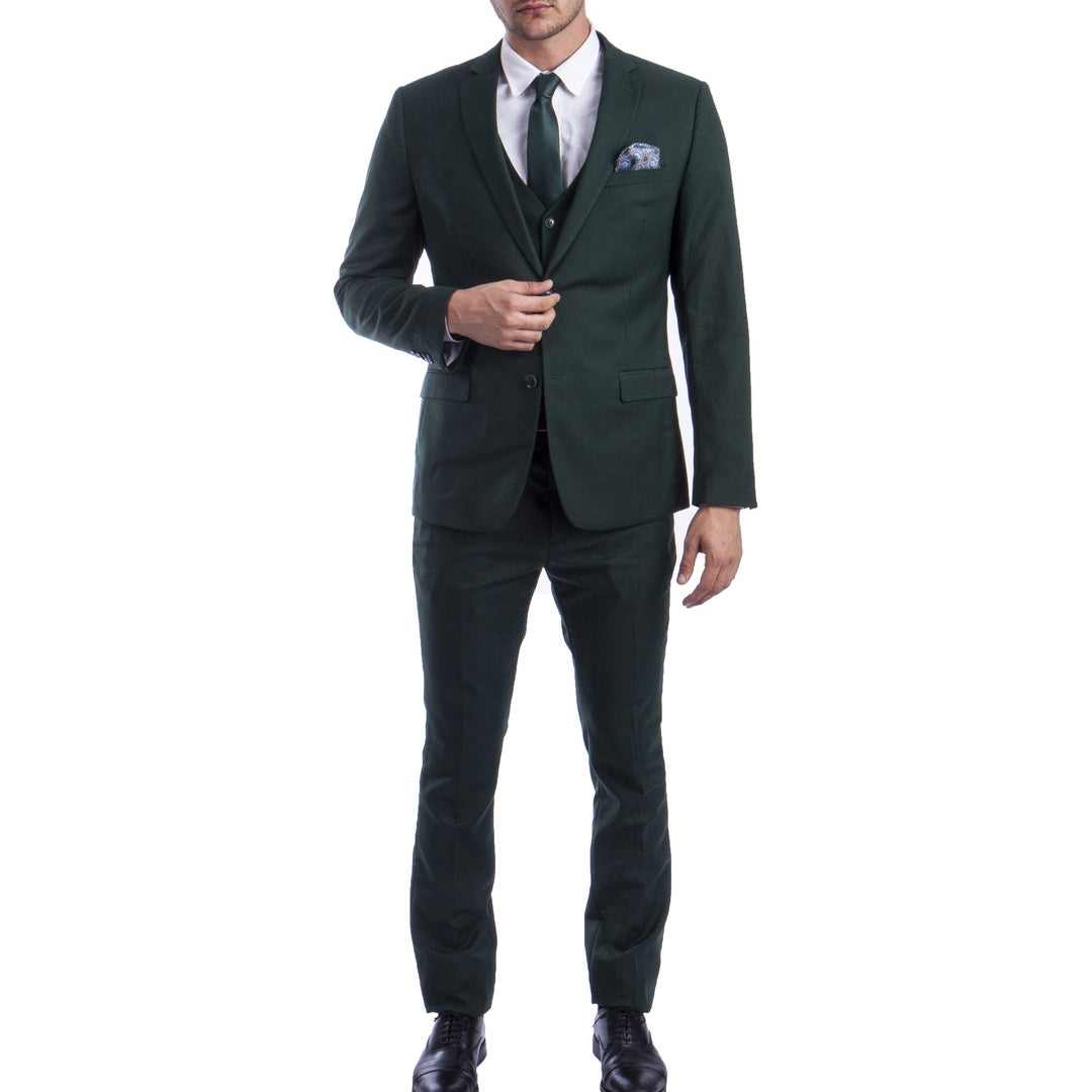 Hunter Green Wedding Suit - Tailored for the Groom