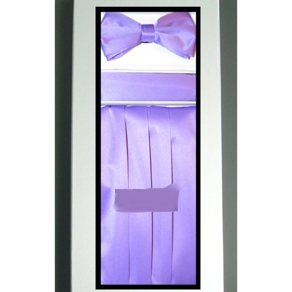 Light Purple Cummerbund Set