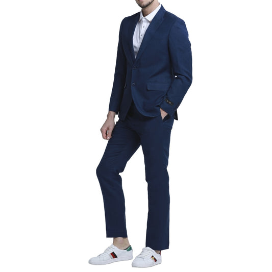 Midnight Blue Slim Suit