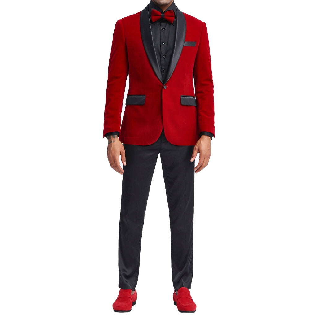 Red Velvet Jacket + Bowtie