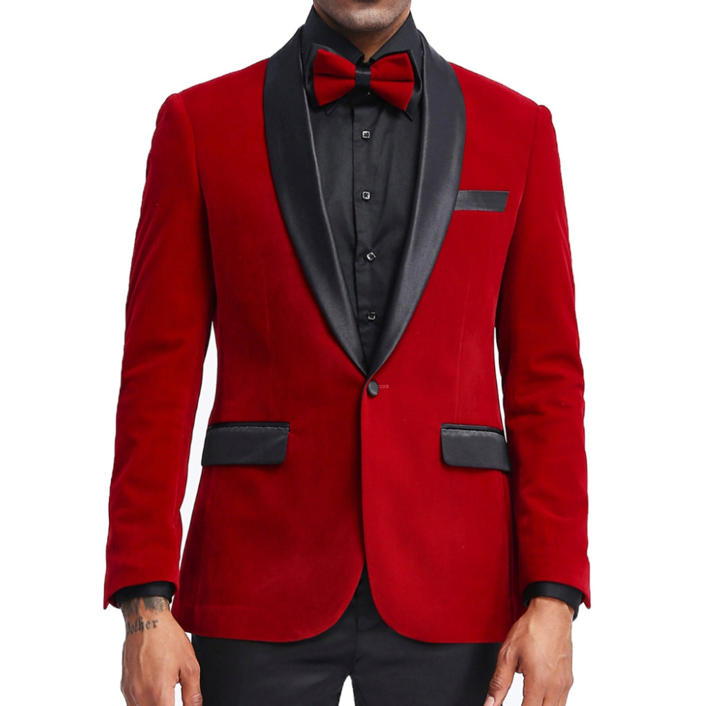 Red Velvet Jacket + Bowtie