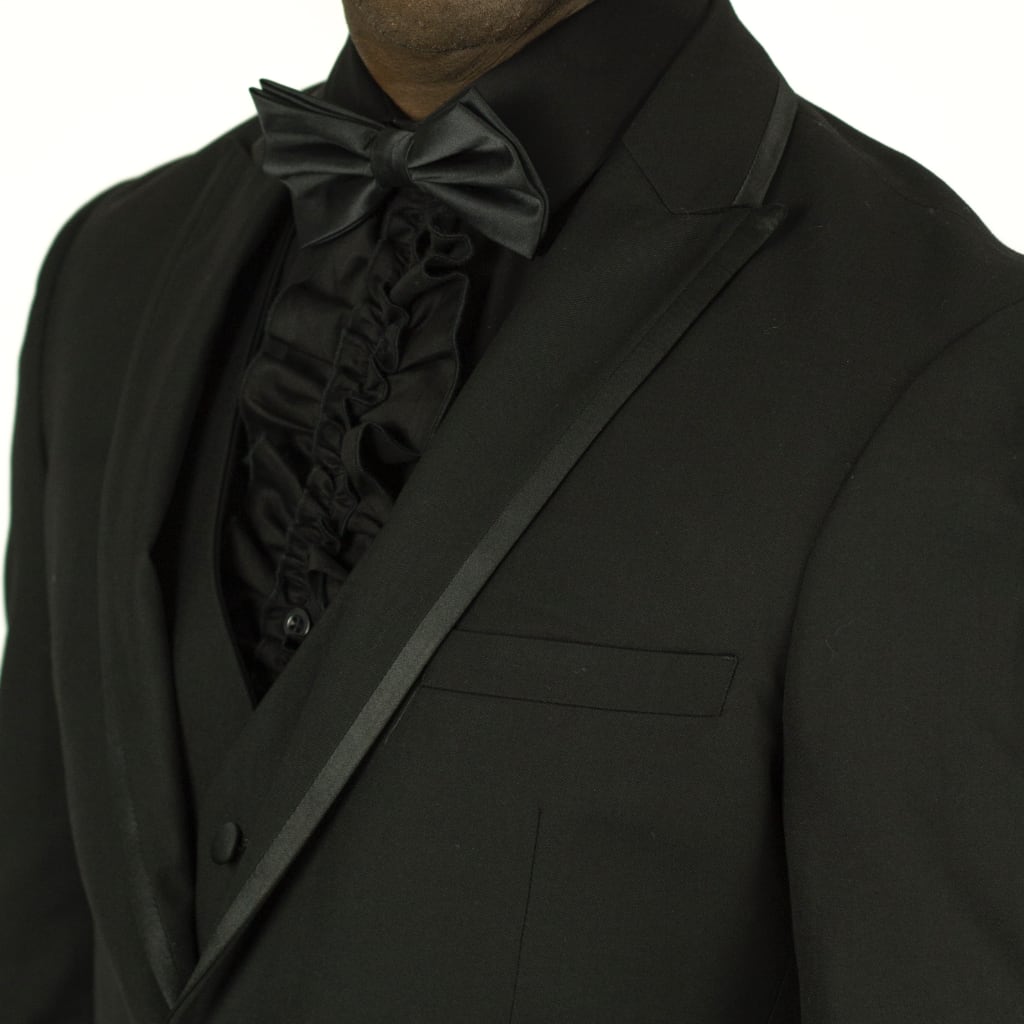 Black Three Piece Wedding Tux