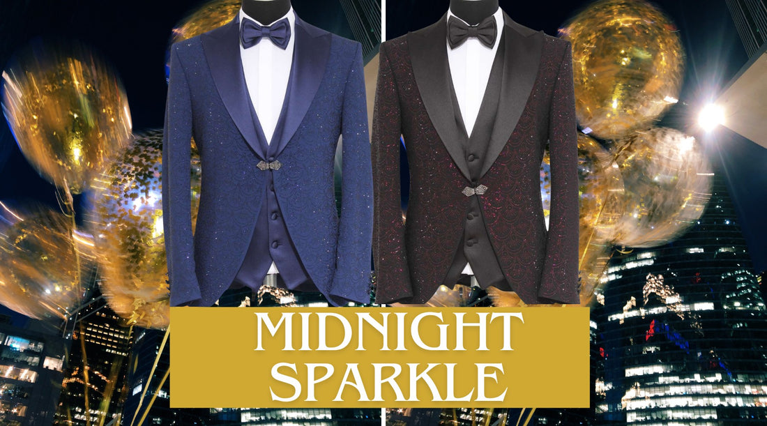 KCT Menswear's Prom and Wedding Tuxedo Collection: Burgundy and Midnight Blue Elegance