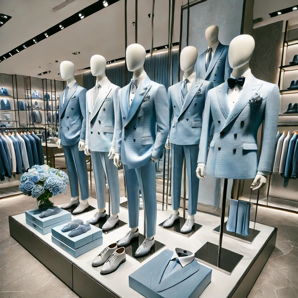 2025 Light Blue Suit & Tuxedo Collection – The Ultimate Style for Prom & Weddings