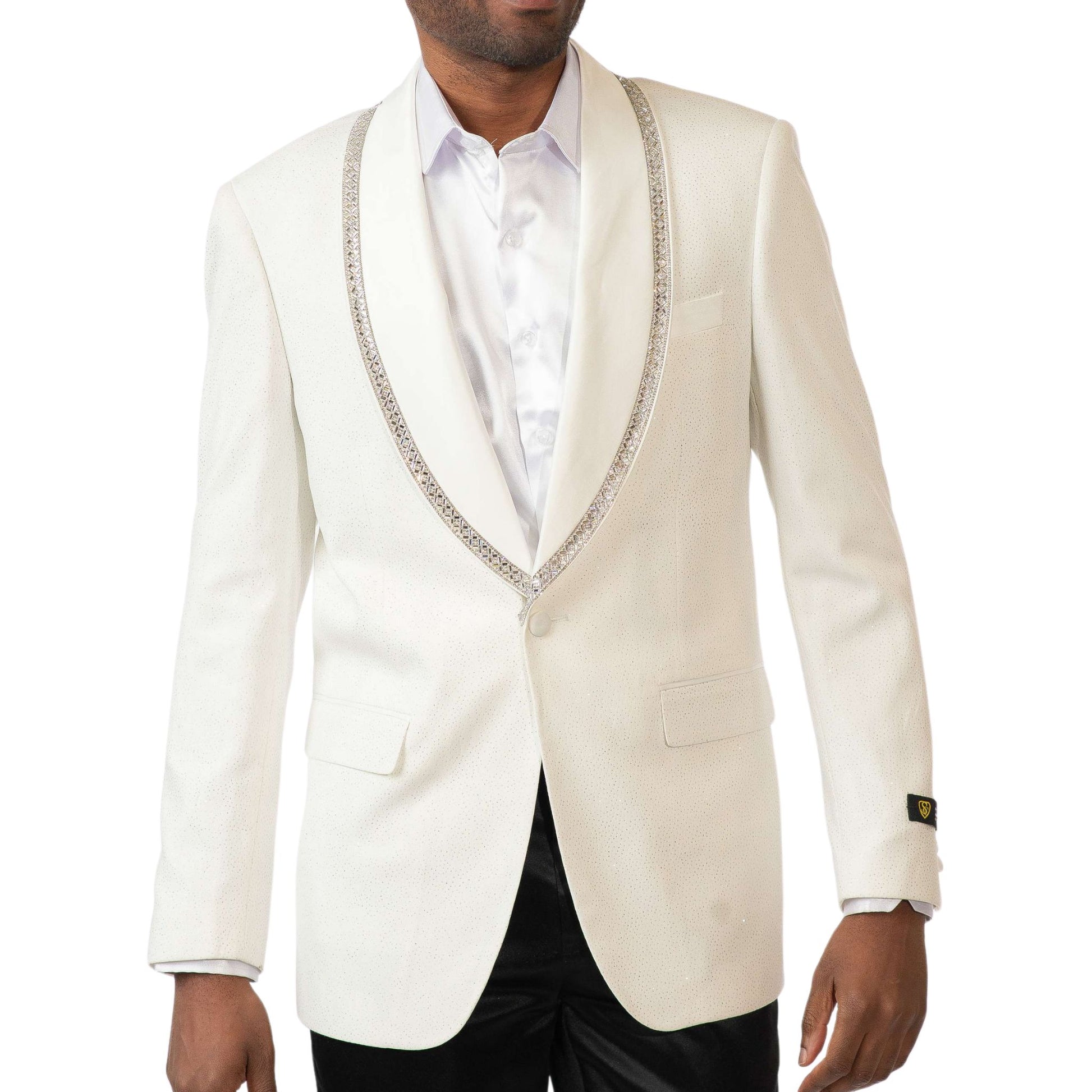 Model-in-white-rhinestone-prom-blazer-