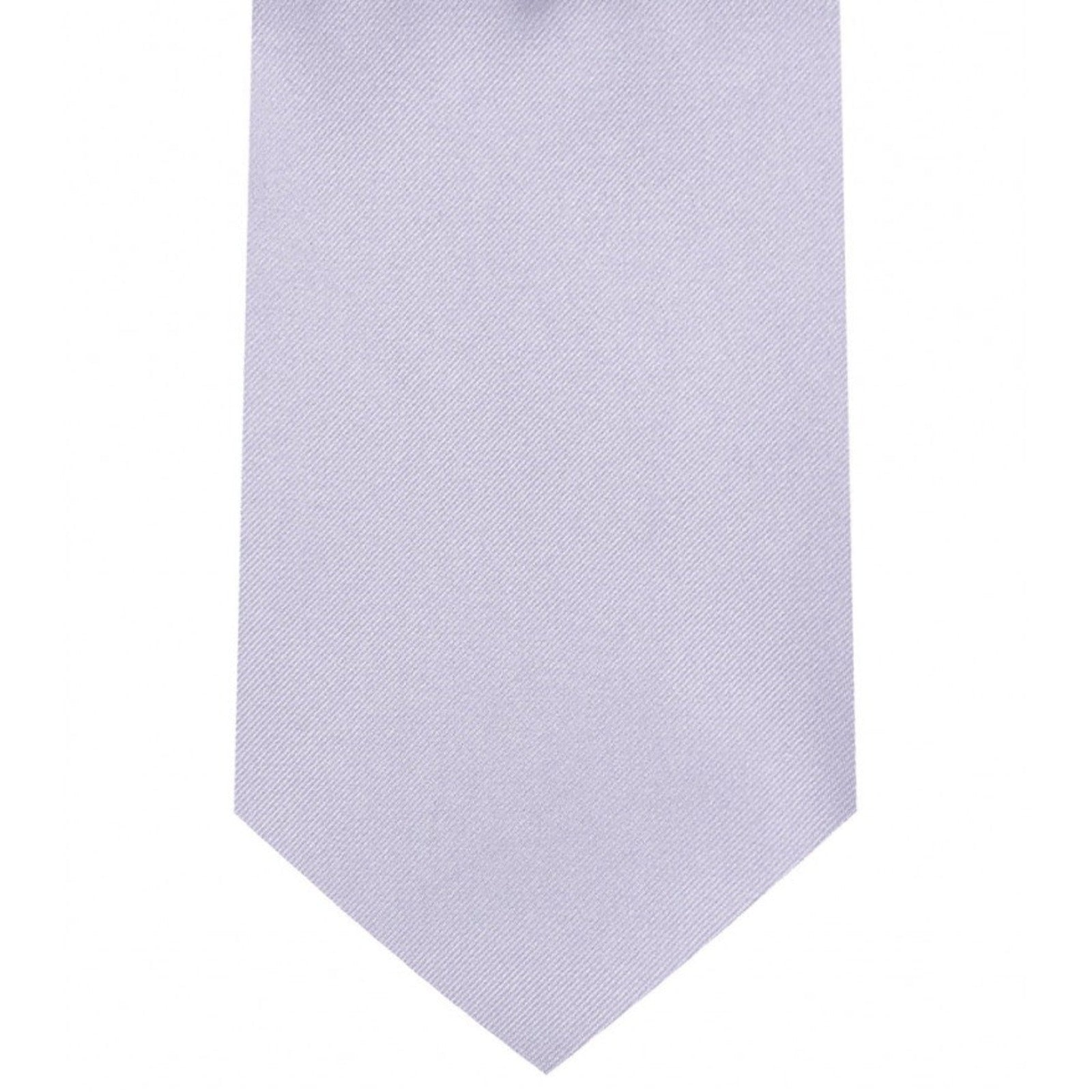 Classic Light Lilac Tie Regular width 3.5 inches With Matching Pocket Square | KCT Menswear